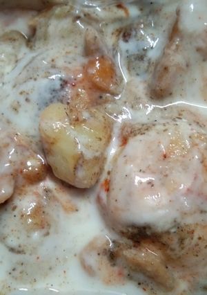 A picture of Dahi bhale Chat.