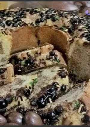 Foto resep Bolu Panggang Nutrijel Plain tabur Choco chip