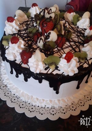 Una foto de Torta de café fácil