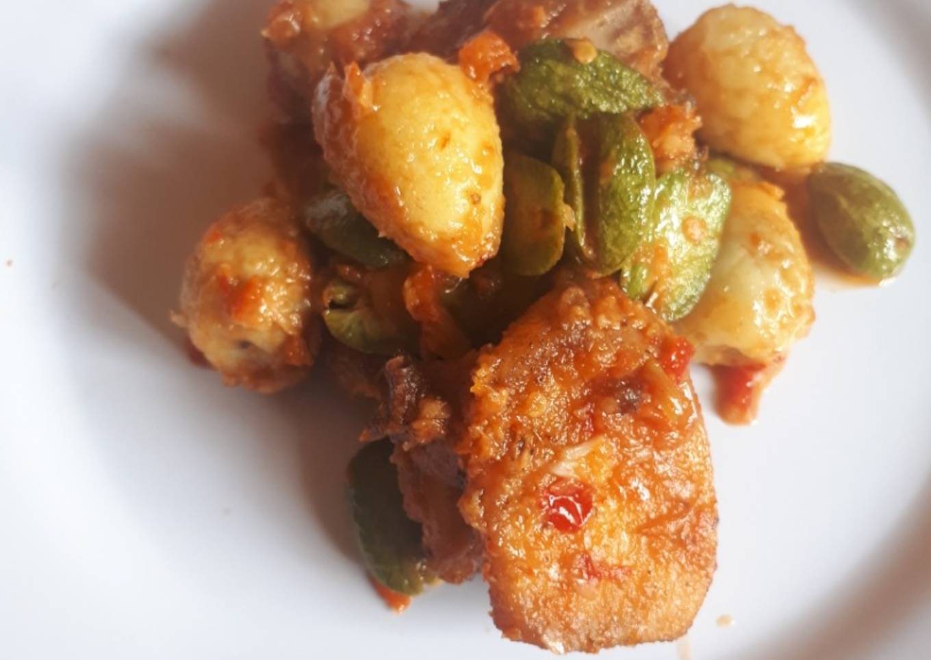 Balado Ayam Pete