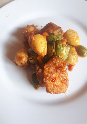 Foto resep Balado Ayam Pete