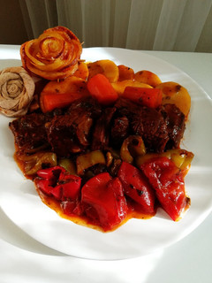 عکسی از دستور خوراک گوشت.