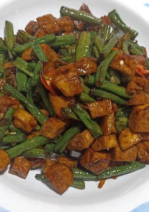 Foto resep Tumis Tahu Kacang Panjang Masak Kecap