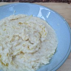 A picture of Butterbean mash (gluten-free).