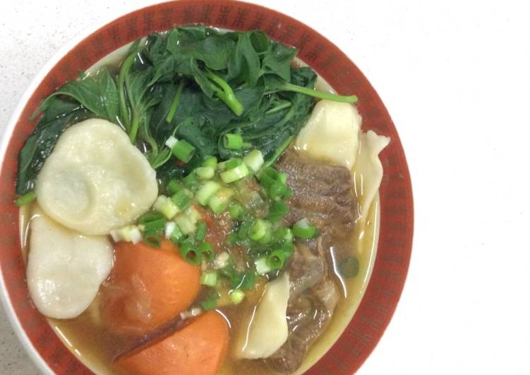 貓耳朵牛肉麵