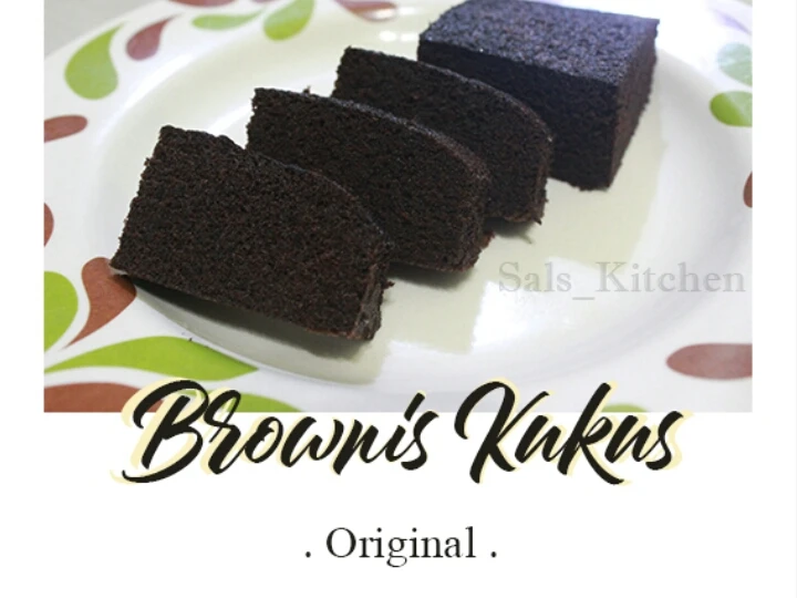 Langkah Mudah untuk Menyiapkan Resep Brownis kukus rumahan rasa #amanda yang Uenak Anti Ribet, Bisa Manjain Lidah
