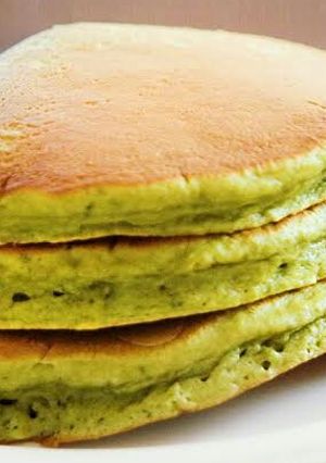 Foto resep Japanese Matcha Pancake