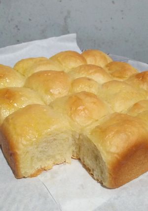 Foto resep Roti Sobek isi selai nanas & coklat