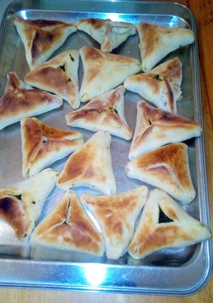 صورة لوصفة سمبوسك بالسبانخ