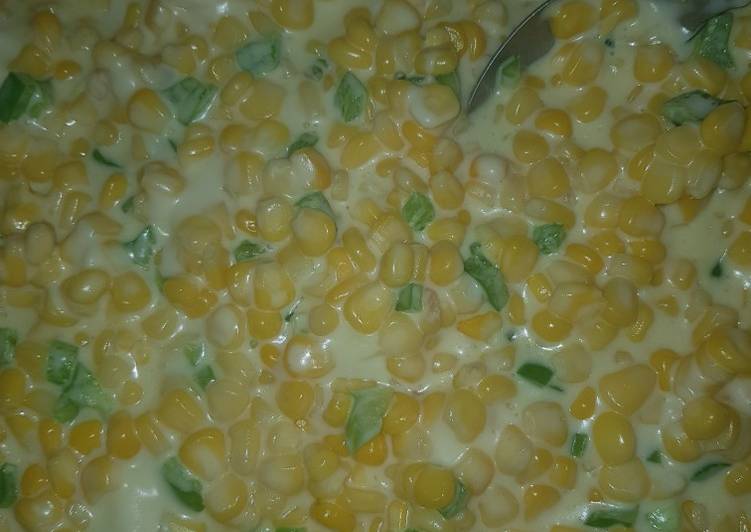 Korean Cheesy Corn (Corn Cheese) using 5 Ingredients only