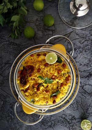 A picture of Lemon Rice.