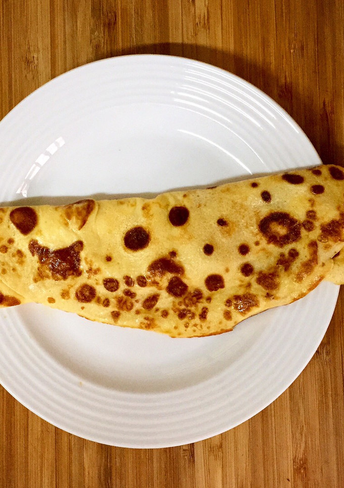 Una foto de Crepe con Gouda & Peperonis