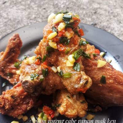 Resep Ayam Goreng Cabe Garam Oleh Malikasaskia Cookpad