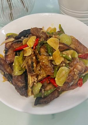 Foto resep Tumis tongkol cabai hijau