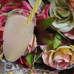 A picture of Shikanjabeen (lemon juice).