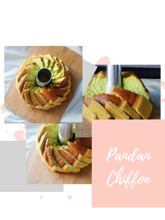 Foto resep Chiffon pandan asli tanpa santan