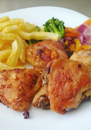 A picture of Lazy Chicken (honestly it is but very yummy).