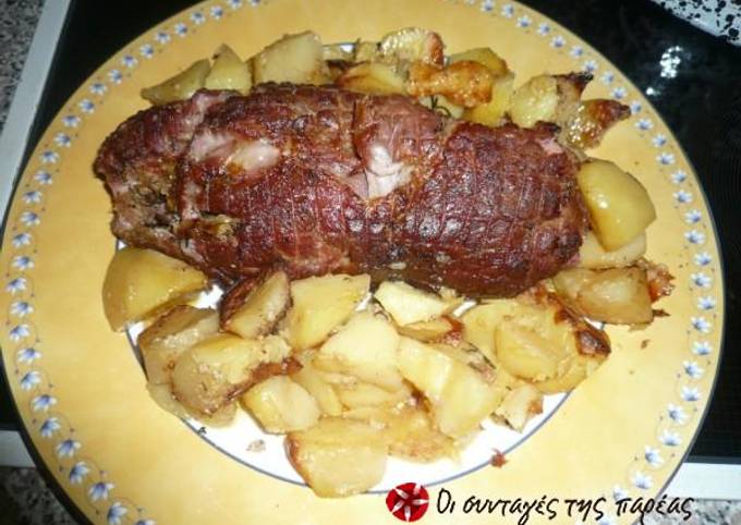 Pork roast with rosemary and beer