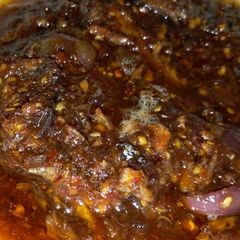 A picture of Shito stew.