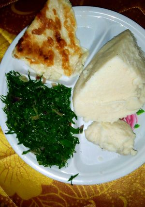 A picture of Ugali WA Mayai na Sukuma.