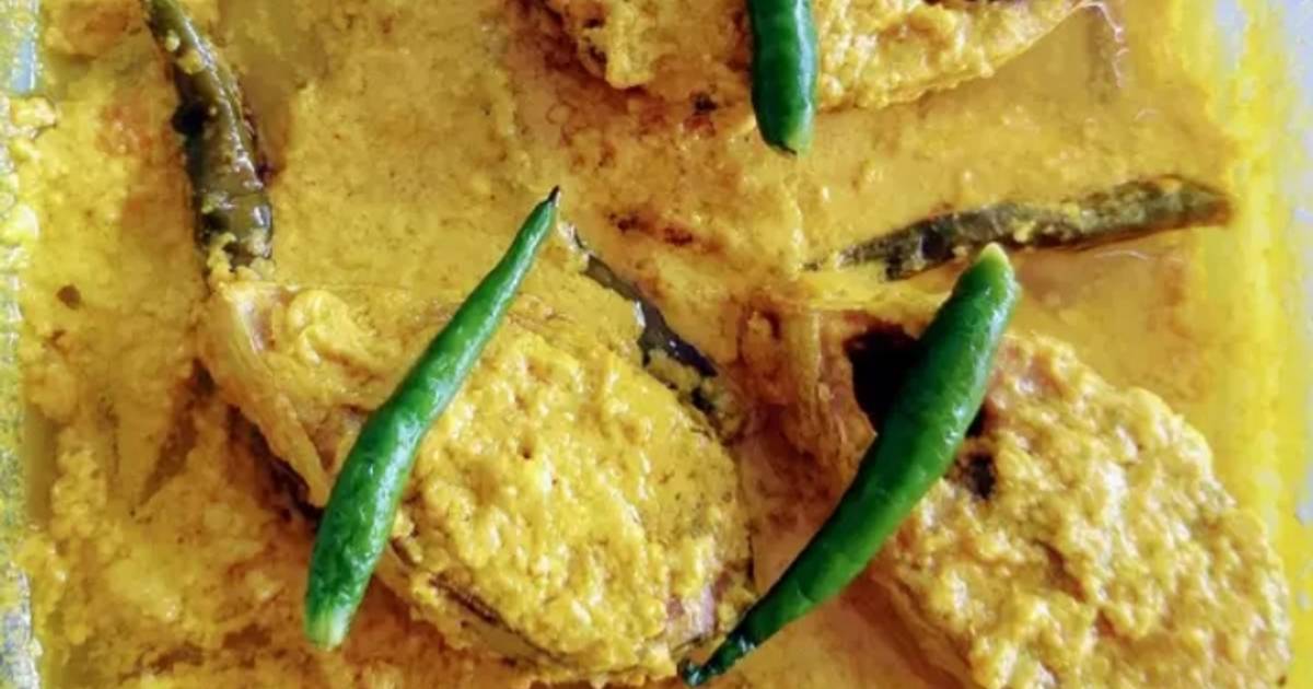 Ananya Roy দ্বারা দই ইলিশ (doi ilish recipe in Bengali) রেসিপি- কুকপ্যাড