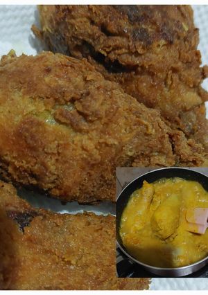 Foto resep Ayam Goreng Tepung (ungkep) bumbu terbatas