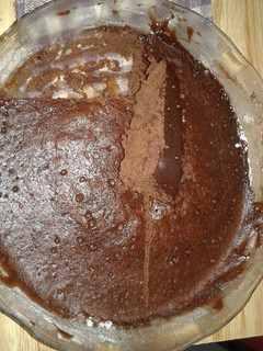 Una foto de Exquisita torta negra en microondas!🍰