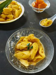 Foto resep Dadar Gunting Labu Kuning