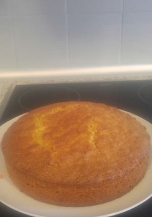 Una foto de Bizcocho de naranja
