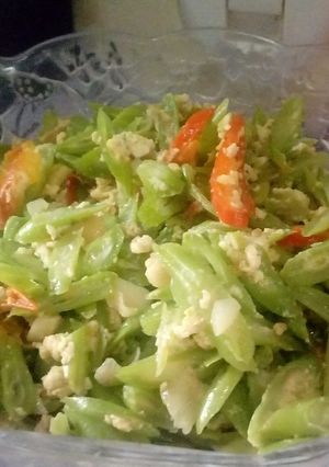 Foto resep Tumis Buncis telur orak arik