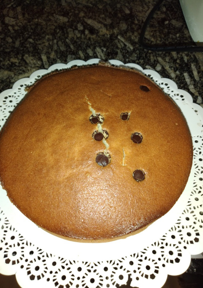 Una foto de Bizcochuelo con chispas de chocolate🤩🤩😋😋😋😋