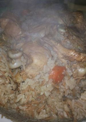 صورة لوصفة مقلوبه بالجزر