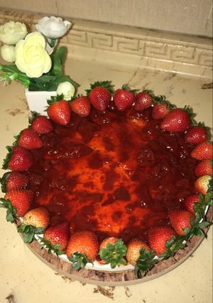 صورة لوصفة تشيز كيك بالفراولة