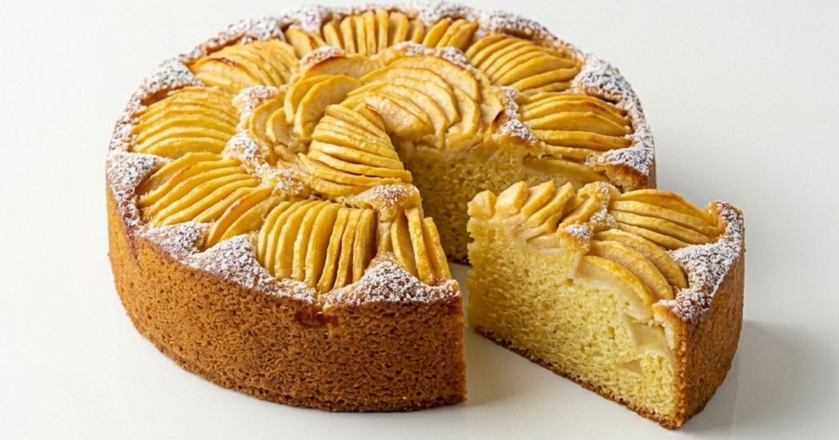 Apfelkuchen Sehr Fein (Bolu Apel Jerman)