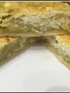 Una foto de Quiche de calabacín