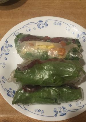 Hình của món Bò bía mặn.