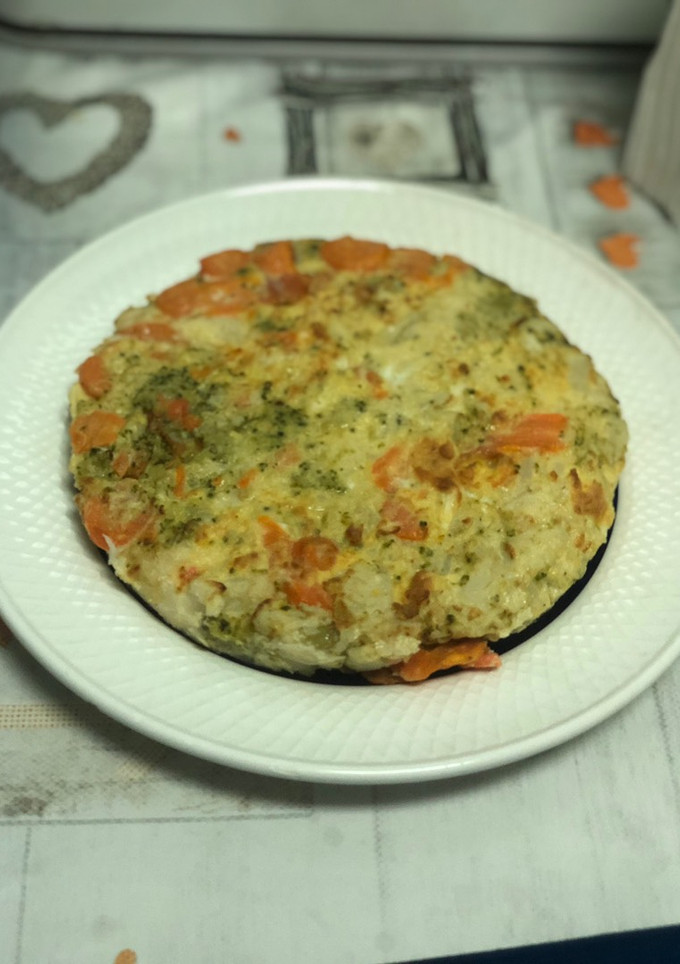 Una foto de Tortilla de verduras en freidora de aire XXL de Lidl