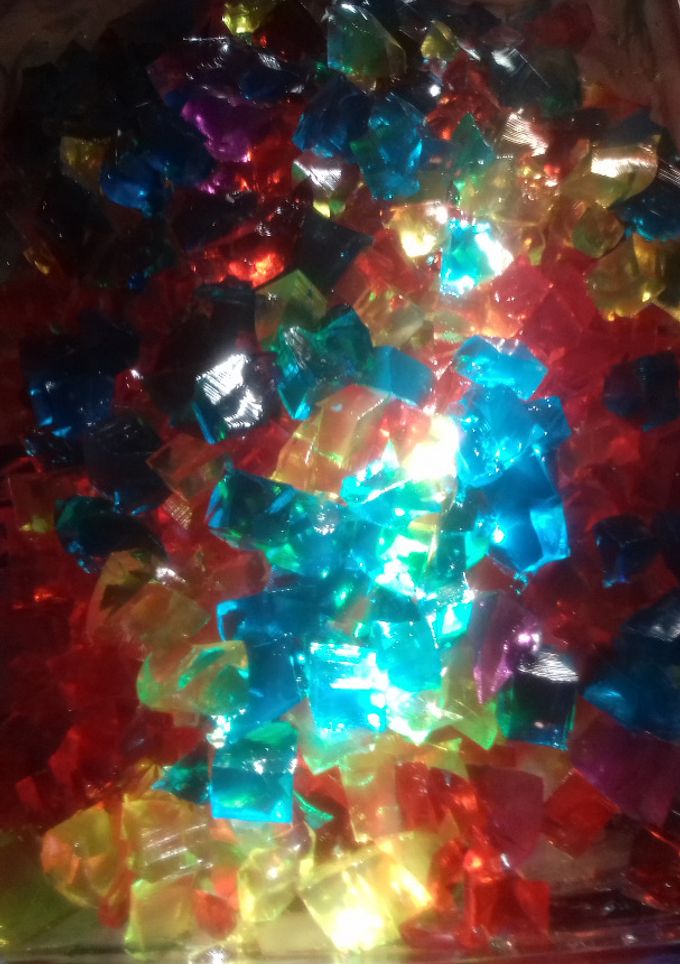 Una foto de Ensalada de gelatina