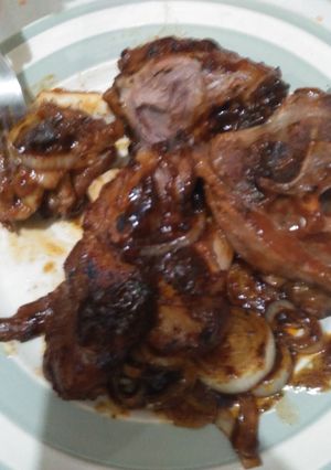 Foto resep Kambing bakar hitam manis