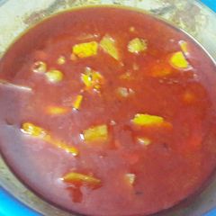 A picture of Aloo Paneer.