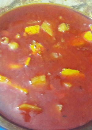 A picture of Aloo Paneer.