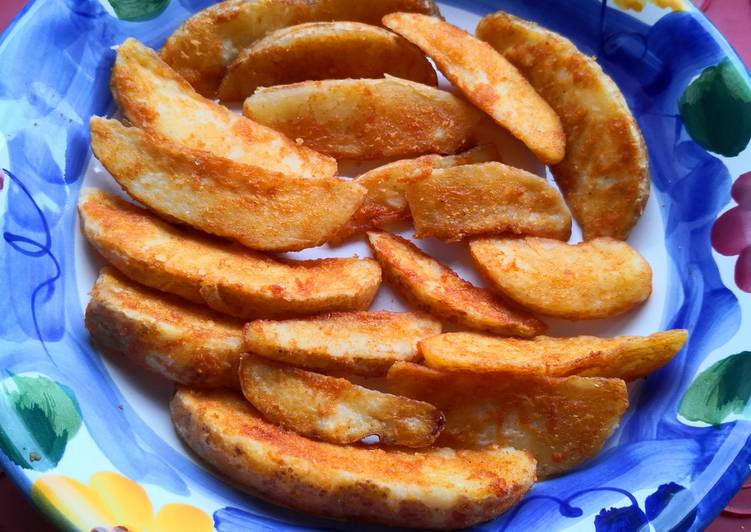 Recipe of Perfect Vegetarian Nacho Guacamole & Baked Potato Chips 💟😄👪🌶🤗