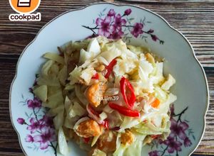 Gambar Kobis Tumis Telur Asin
