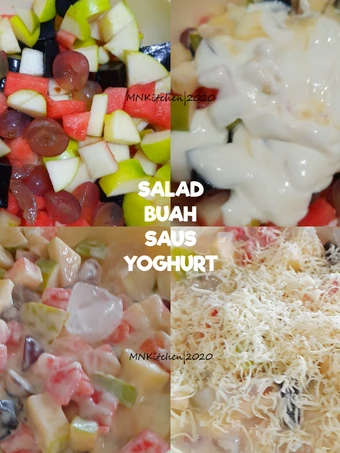 Langkah Mudah untuk Membikin Resep Salad Buah Saus Yoghurt yang Enak Banget Anti Ribet, Menggugah Selera