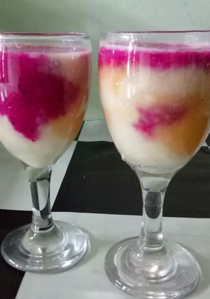 Foto resep Juice buah naga vs duo mangga