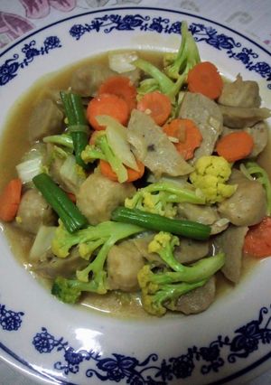 Foto resep Capcay bakso sapi