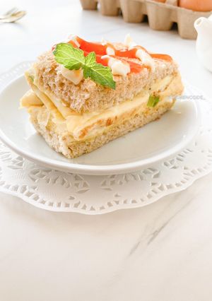 Foto resep Folded Egg Sandwich - Roti Gulung Telur