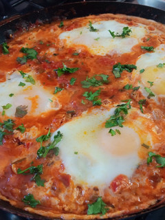Una foto de Shakshuka