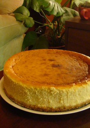 A picture of Mango Cheesecake.
