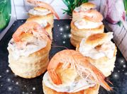 A picture of shrimp bouillon